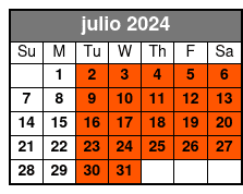 Child (3-12) julio Schedule
