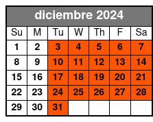 Child (3-12) diciembre Schedule