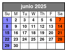 Adult (non-Alcoholic) junio Schedule