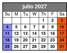 Adult (non-Alcoholic) julio Schedule