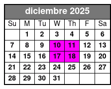 Private 2-Hour Sunset Sailing diciembre Schedule