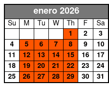 90 Minute Open Jump at a Trampoline Park in Kissimmee enero Schedule