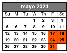 Sanford Ghost Tour mayo Schedule