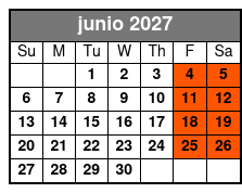 Sanford Ghost Tour junio Schedule
