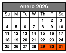 1-Hour Private Waterski Lessons with Pro Coach Dave Briscoe enero Schedule