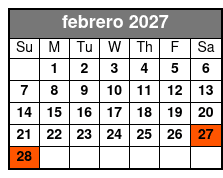 1-Hour Private Waterski Lessons with Pro Coach Dave Briscoe febrero Schedule