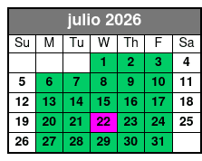Bamboo Dune Buggy Tour julio Schedule