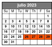 Adult (non-Alcoholic) julio Schedule