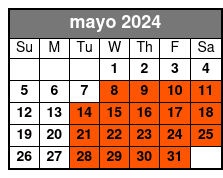 Adult (non-Alcoholic) mayo Schedule