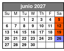 Ivanhoe Food Tour junio Schedule