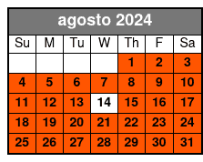 Transportation Only agosto Schedule