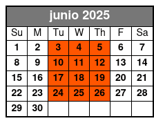 5:30pm Wander & Eat in Orlando junio Schedule