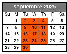 5:30pm Wander & Eat in Orlando septiembre Schedule