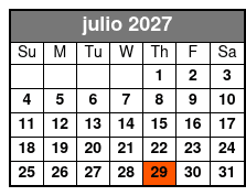 5:30pm Wander & Eat in Orlando julio Schedule