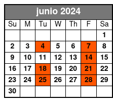 2pm Wander and Eat junio Schedule
