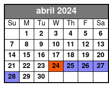 Golf Cart Rental - 2 Hour Rental abril Schedule