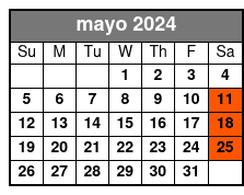 Hampton Inn Orlando (Q1B-A) mayo Schedule