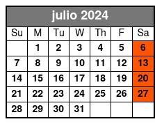 Hampton Inn Orlando (Q1B-A) julio Schedule
