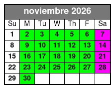 Guided Historical Wildlife Sightseeing Cruise of The Famous Chain of Lakes in Florida noviembre Schedule