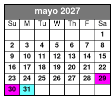 Sherlock Studies 75-Minute Escape Room mayo Schedule