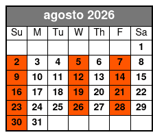 Tour+Admission（Q1A) agosto Schedule