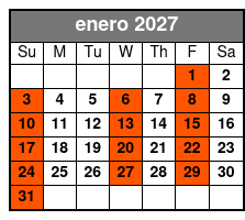 Tour+Admission（Q1A) enero Schedule