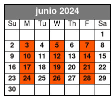 Sheraton Orlando (Q1A) junio Schedule