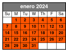 Tour W/ 2-Hour Hummer Tour enero Schedule