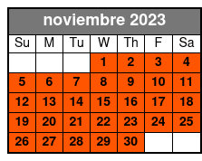 5 Laps Lambo, Ferrari Or Gt3rs noviembre Schedule