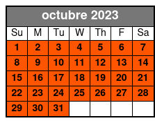 5 Laps Gt500,nsx,c8 Or Gtr octubre Schedule