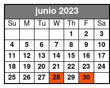 11:00 junio Schedule