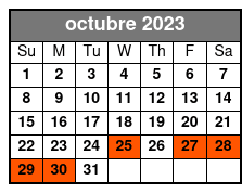 11:00 octubre Schedule