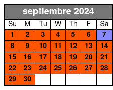 Bahia Mar Marina septiembre Schedule