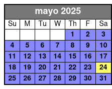 Island Time Boat Cruise mayo Schedule