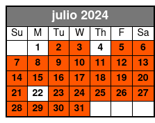 Full Day Combo with Transport julio Schedule