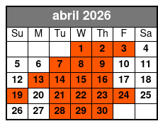 Everglades Admission Ticket with Airboat Ride and Wildlife Show abril Schedule