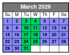 Miami Jetski from Duffy's in Sunny Isles marzo Schedule