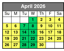 Miami Jetski from Duffy's in Sunny Isles abril Schedule