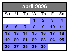 Miami: Haulover Sandbar in Bal Harbor Jet Ski Ride abril Schedule