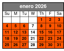 2 Hours 1 Person 1 Ski enero Schedule