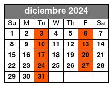 SpringHill Mia Airport (mia1d) diciembre Schedule