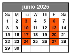 SpringHill Mia Airport (mia1d) junio Schedule