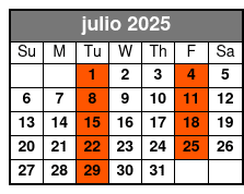 SpringHill Mia Airport (mia1d) julio Schedule