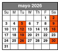Economy Class mayo Schedule