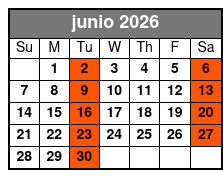 Economy Premium Class junio Schedule