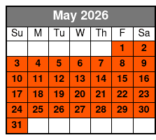 1 Day Slingshot Rentals in Fort Lauderdale Beach mayo Schedule