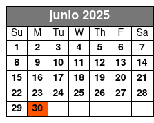 45 Minute Helicopter Tour junio Schedule