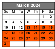 Fort Lauderdale Sportfishing marzo Schedule
