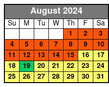 Fort Lauderdale Kayak Sightseeing Tours & Rentals agosto Schedule