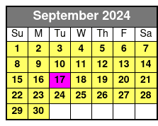 Fort Lauderdale Kayak Sightseeing Tours & Rentals septiembre Schedule